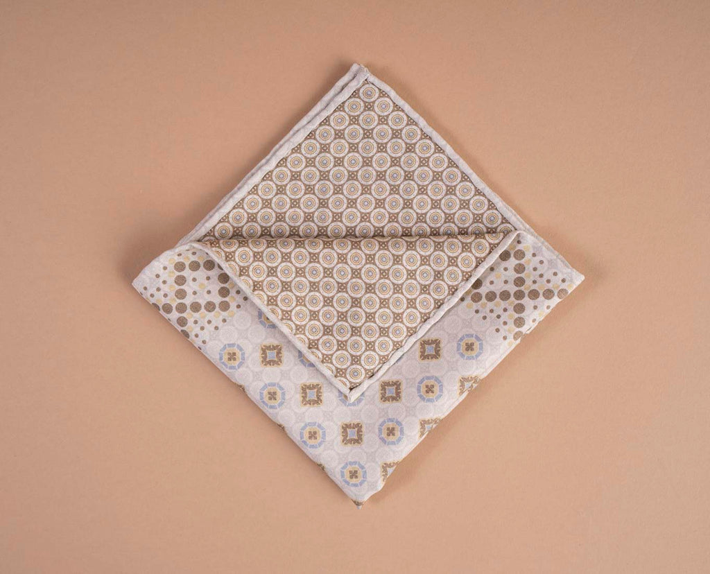 pochette bianca medaglioni paolo albizzati