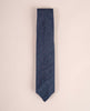 Shantung Silk Tie - Navy Blue Solid