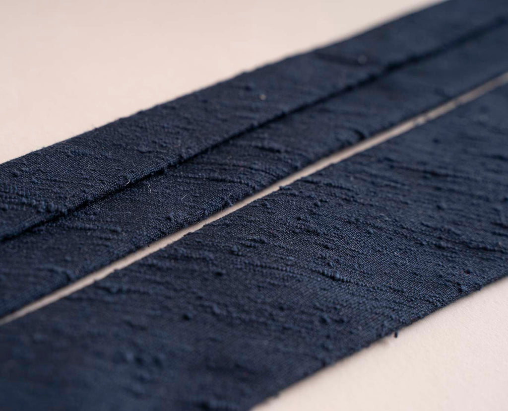 navy solid shantung silk tie paolo albizzati 