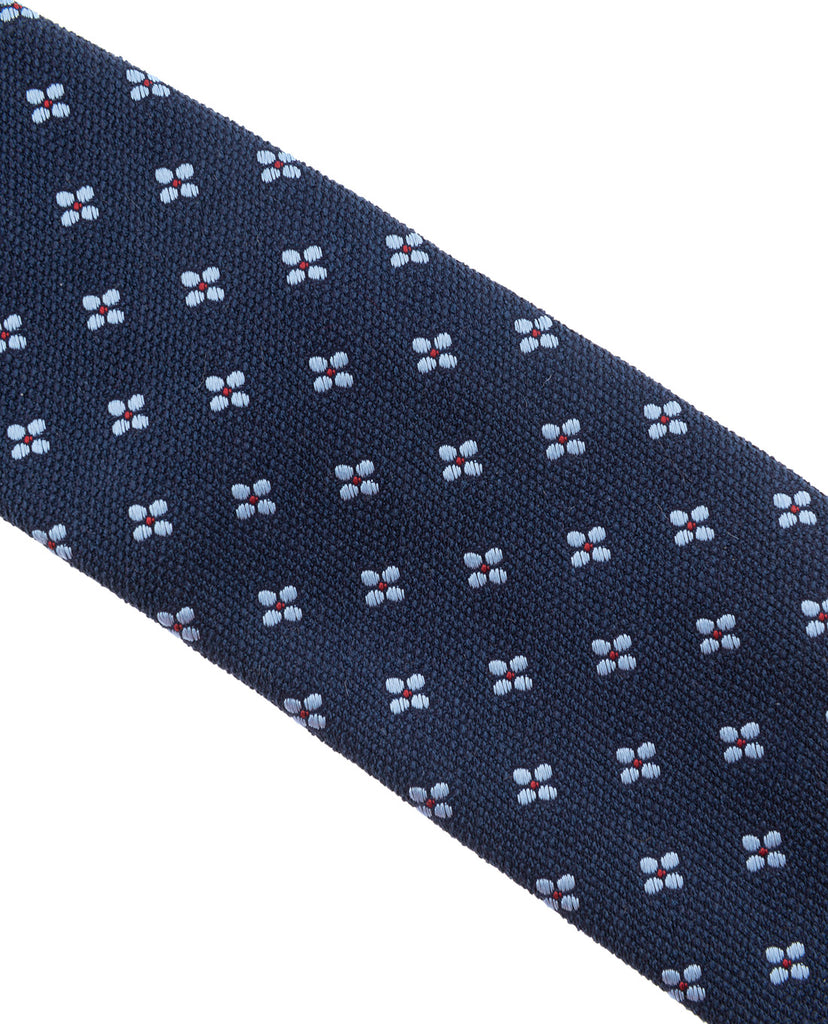 cravatta blu fantasia seta paolo albizzati 