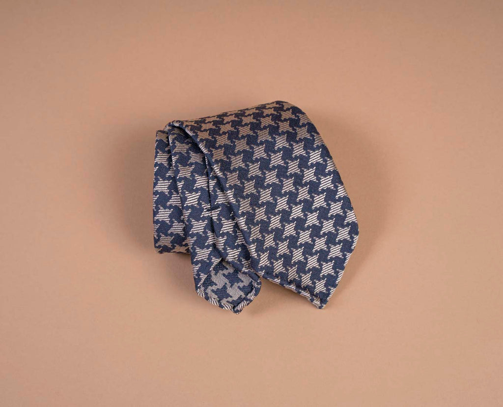 cravatta seta boucle geometrie paolo albizzati 