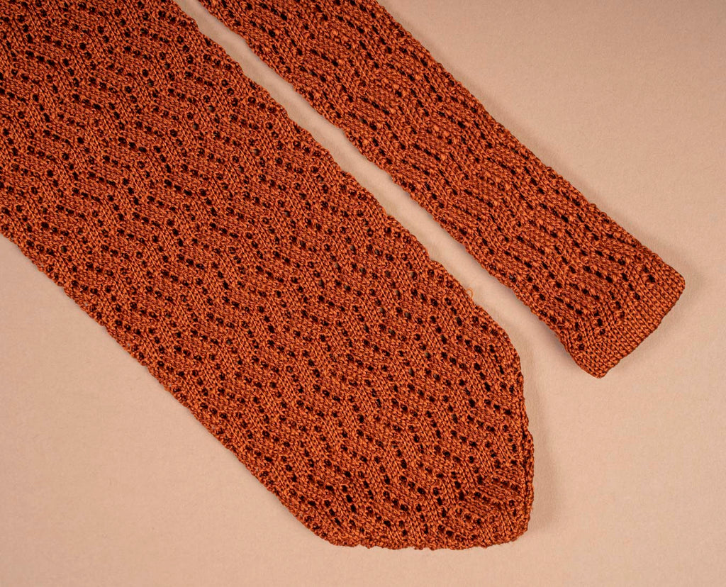 cravatta arancio maglia paolo albizzati