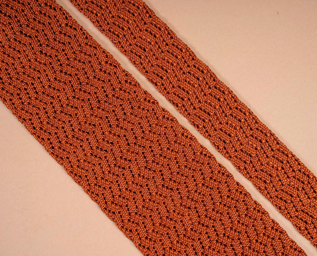 cravatta uomo arancio seta paolo albizzati 