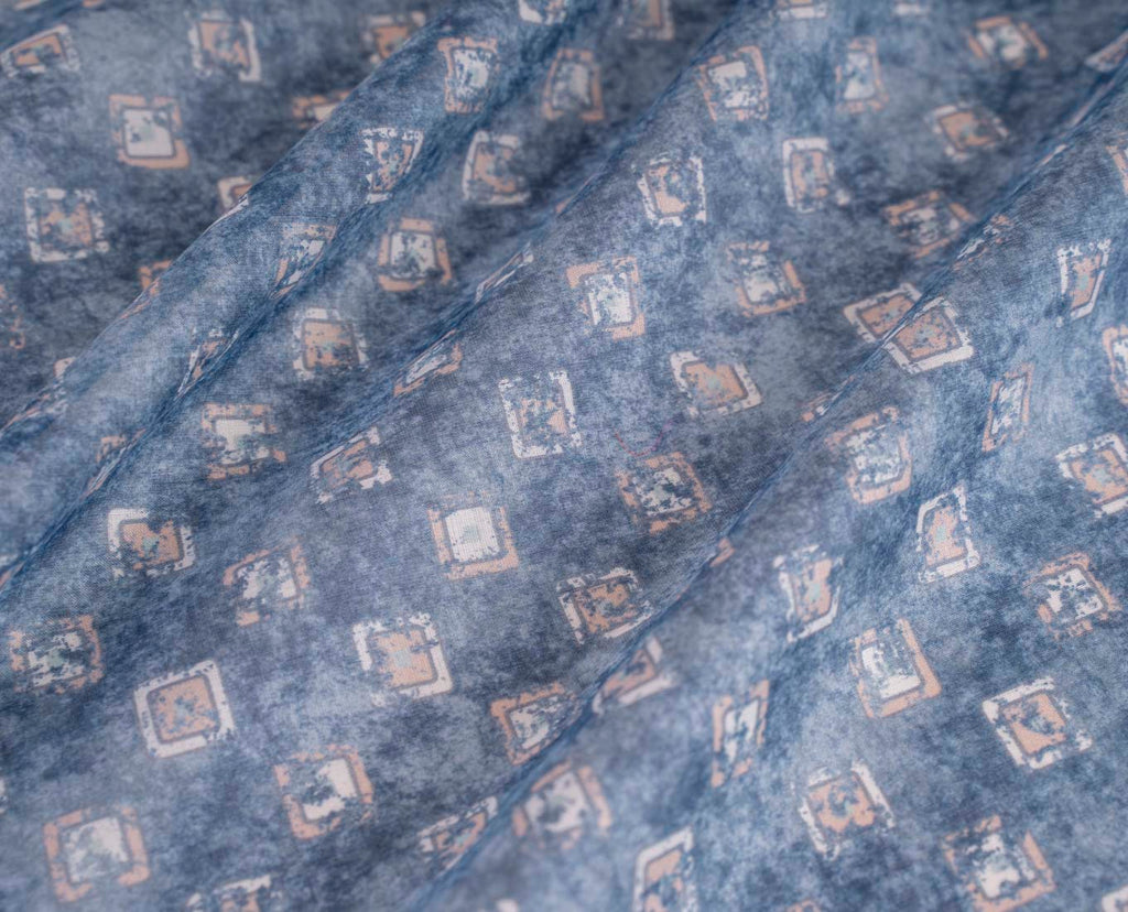 bandana blu pastello cotone paolo albizzati