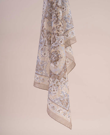 brown grey paisley bandana paolo albizzati