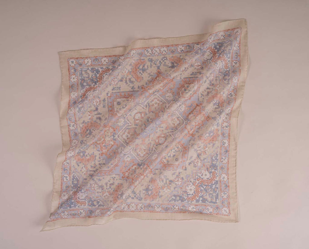 yellow blue vintage bandana paolo albizzati