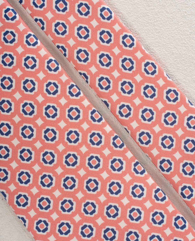 pink and blue silk tie for man paolo albizzati