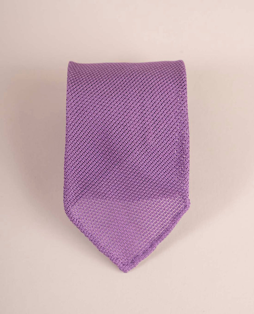 cravatta viola garza seta uomo paolo albizzati 