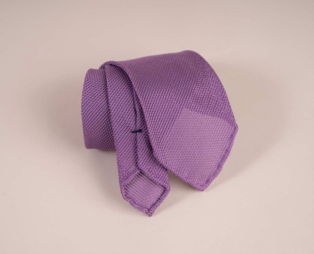 cravatta lilla uomo garza seta paolo albizzati 