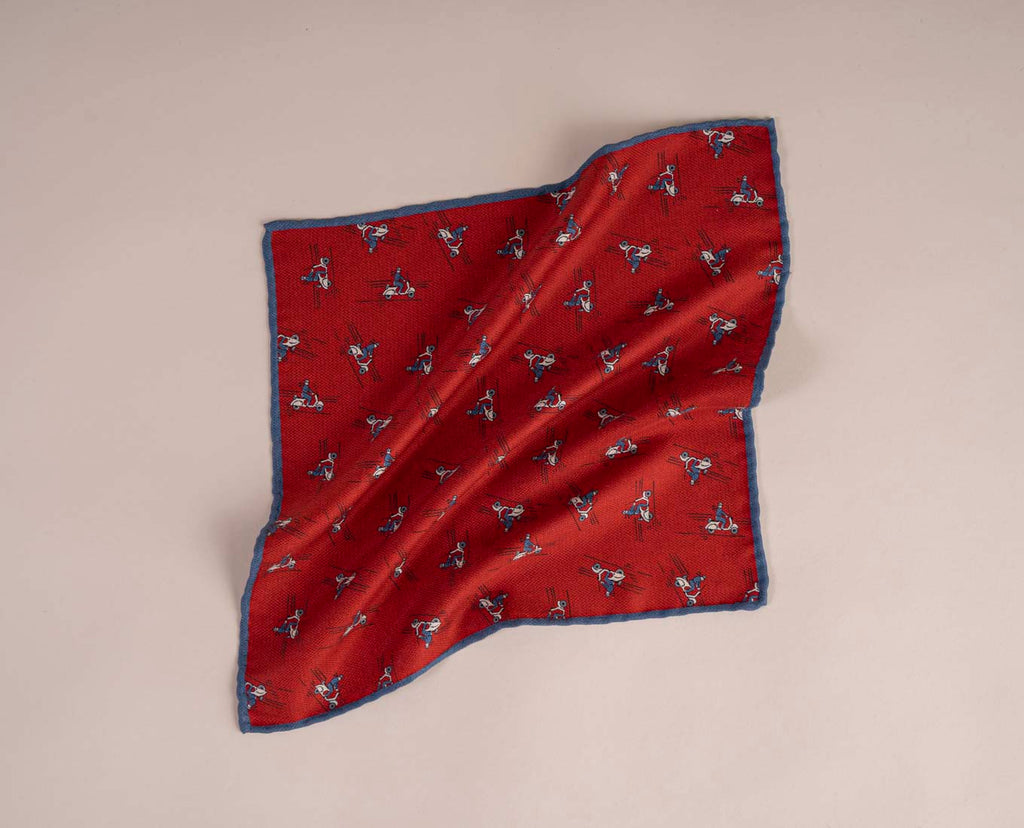 pochette rossa stampa vespa paolo albizzati 