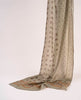 Printed Soft Wool Scarf - Khaki Green Paisley