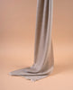 Woven Cashmere Silk Scarf - Light Brown Solid