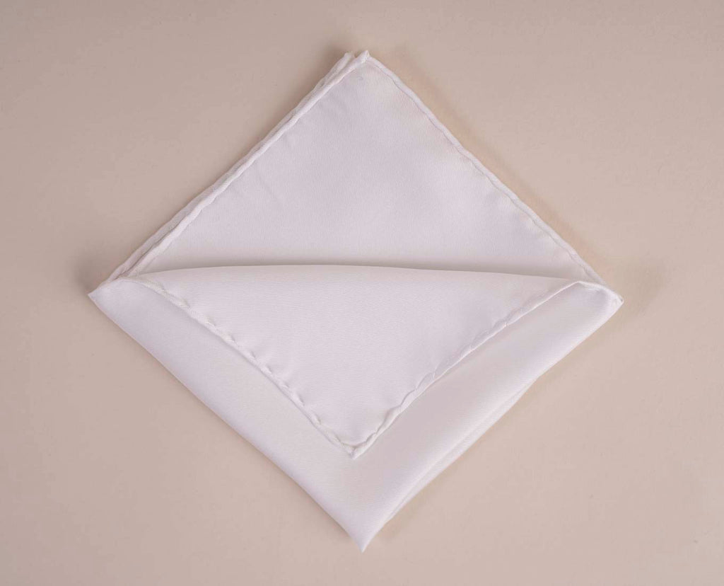 fazzoletto bianco twill seta paolo albizzati