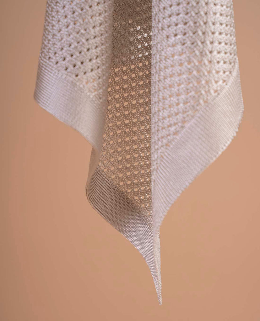 pochette argento maglia seta paolo albizzati 