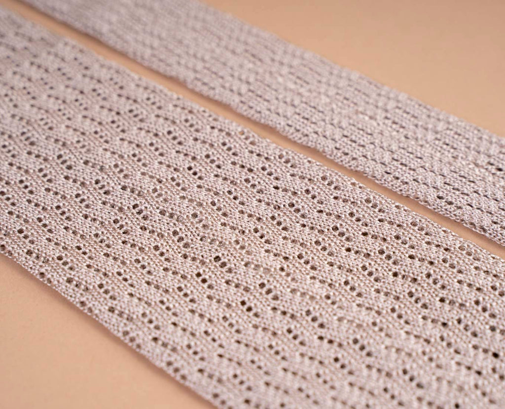 cravatta maglia seta grigia paolo albizzati 