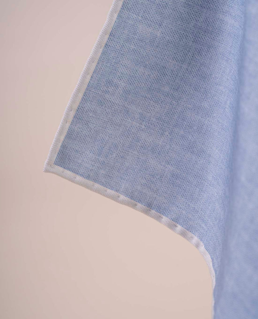 light blue solid pocket square paolo albizzati