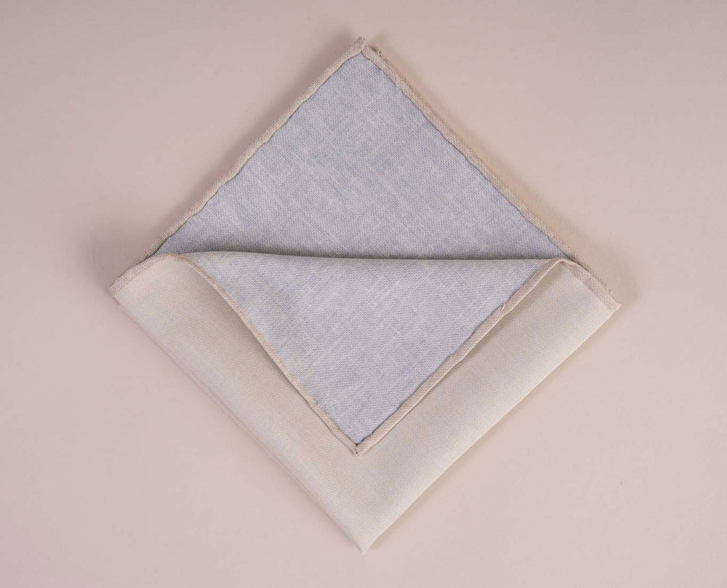 pochette reversibile grigia paolo albizzati