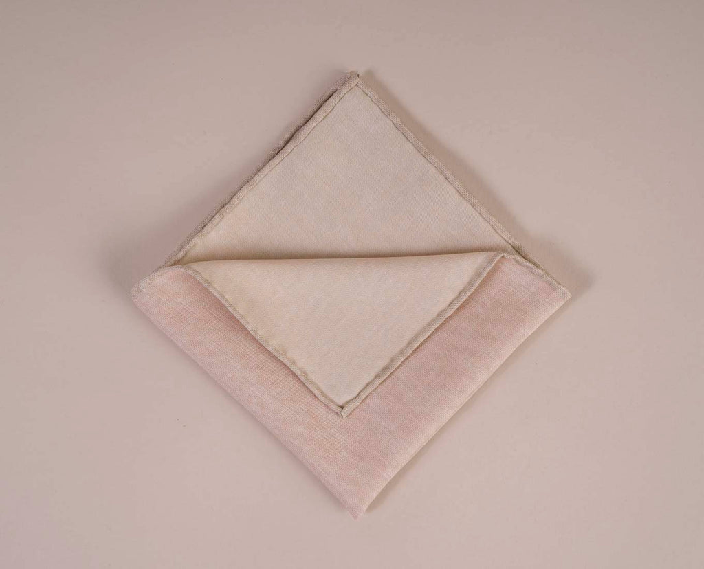 solid pink reversible foulard paolo albizzati