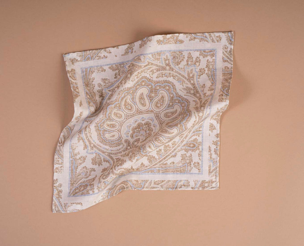 white elegant pocket square paolo albizzati