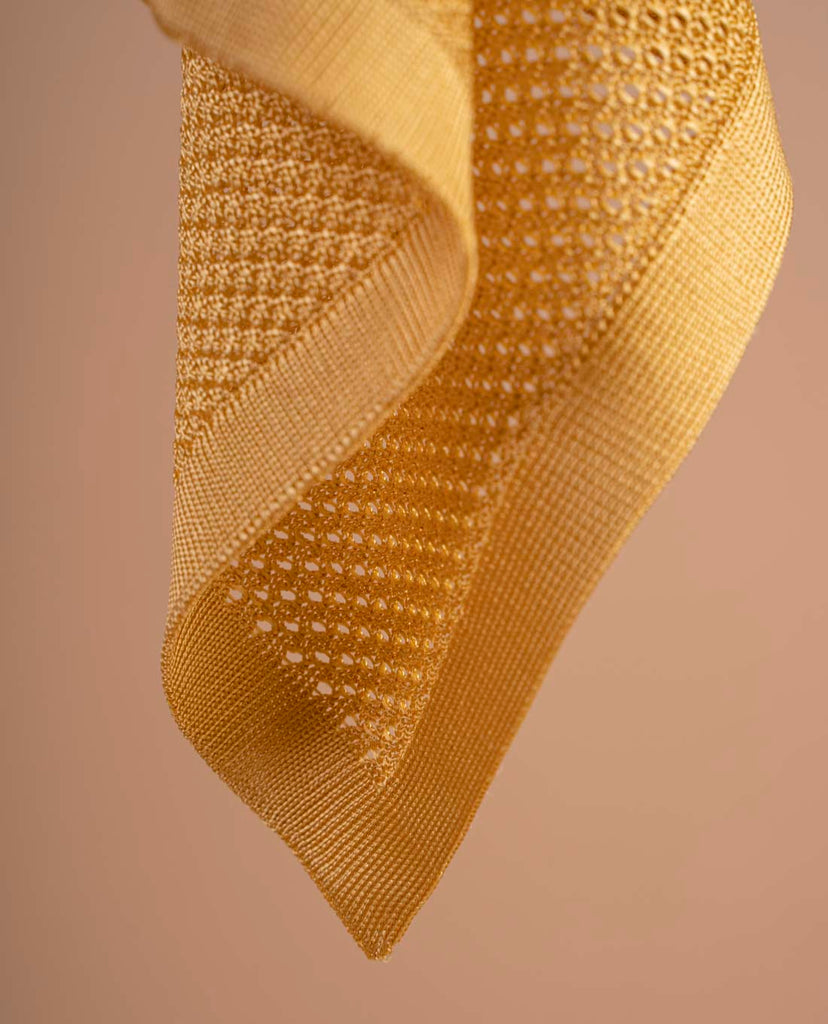 pochette gialla seta uomo paolo albizzati 