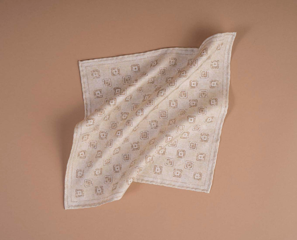 pochette giallo seta cotone paolo albizzati