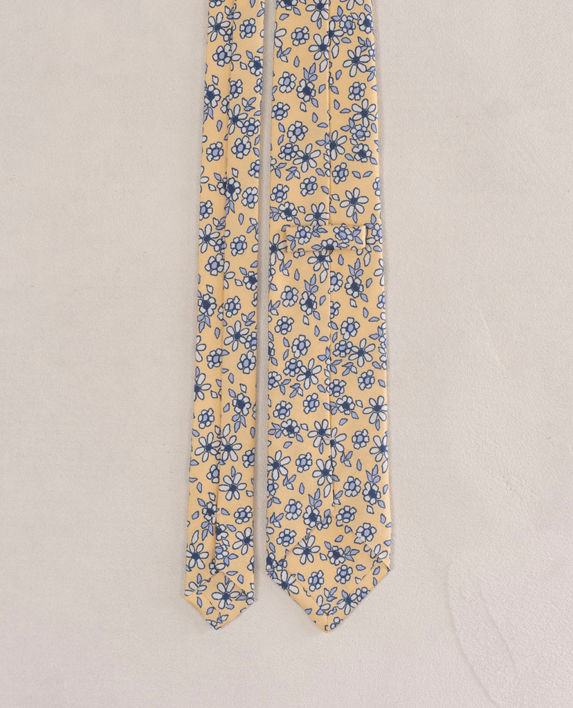 yellow silk tie man paolo albizzati